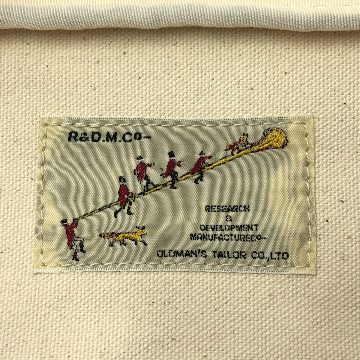 R&D.M.Co / オールドマンズテーラー WOOL TARTAN CHECK BOSTON BAG ウール タータンチェック ボストンバッグ ブローチ付き