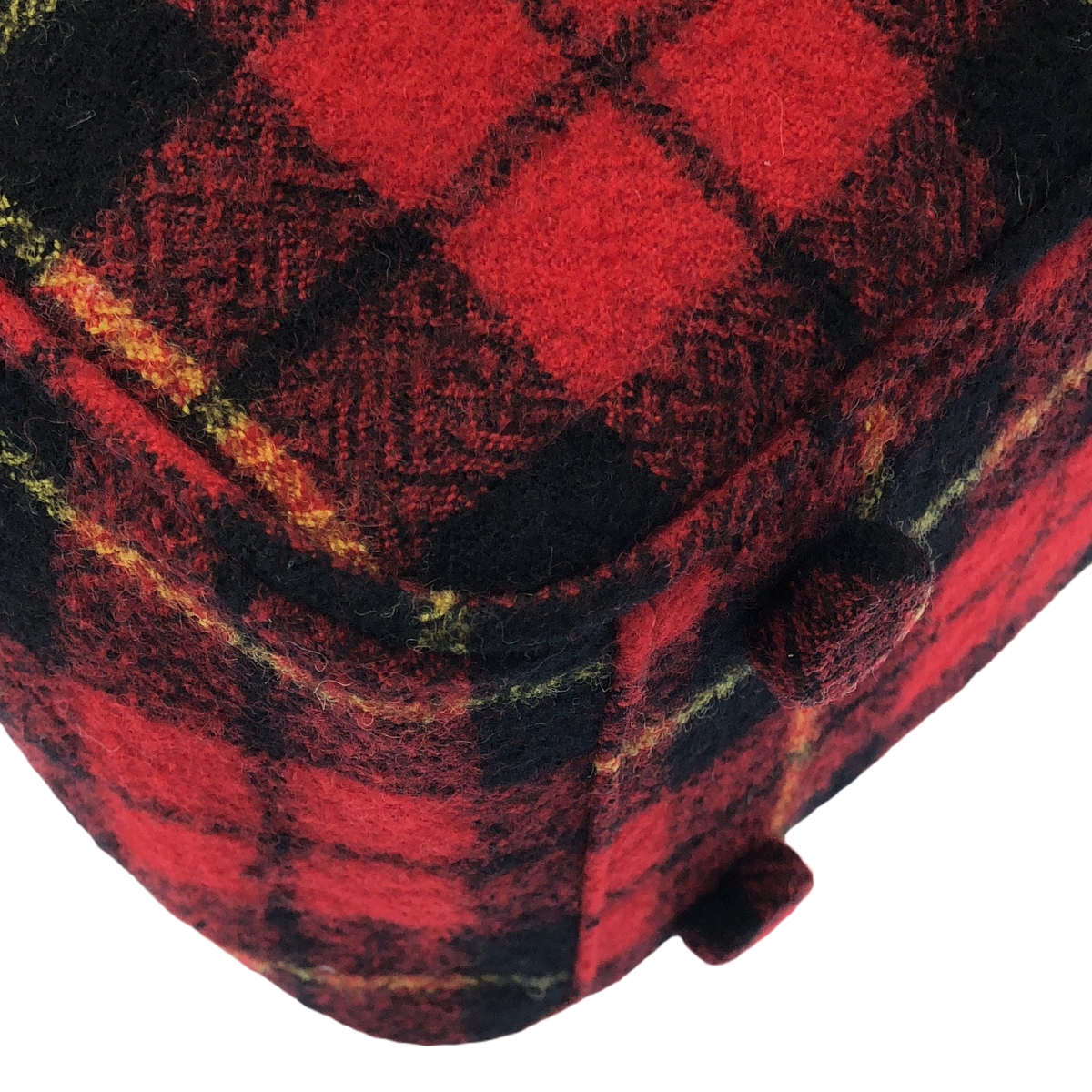 R&D.M.Co / オールドマンズテーラー WOOL TARTAN CHECK BOSTON BAG ウール タータンチェック ボストンバッグ ブローチ付き