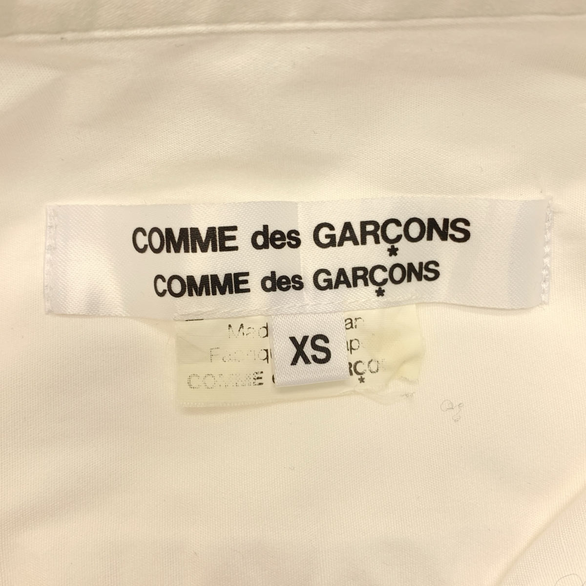 COMME des GARCONS COMME des GARCONS / コムコム フリルスリーブ シャツ ブラウス
