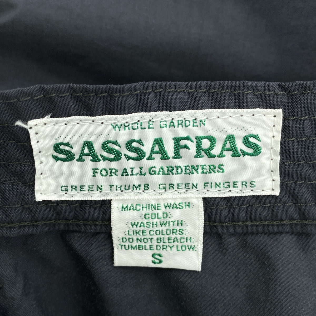 SASSAFRAS / ササフラス Fall Leaf Gardener Pants 1/2 ナイロン フォールリーフ ガーデナー ショートパンツ