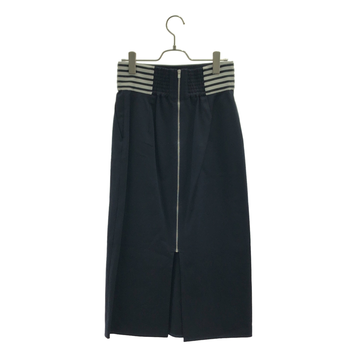 BORDERS at BALCONY / ボーダーズアットバルコニー I-LINE SKIRT バックジップ ロング スカート