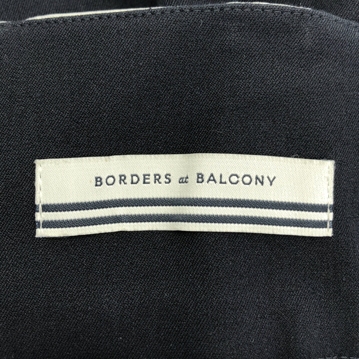 BORDERS at BALCONY / ボーダーズアットバルコニー I-LINE SKIRT バックジップ ロング スカート