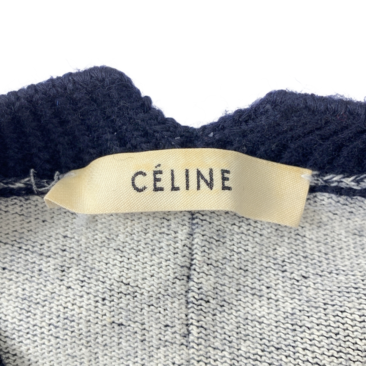 CELINE / セリーヌ フィービー期 再構築 コットン ウール クルーネック ニット