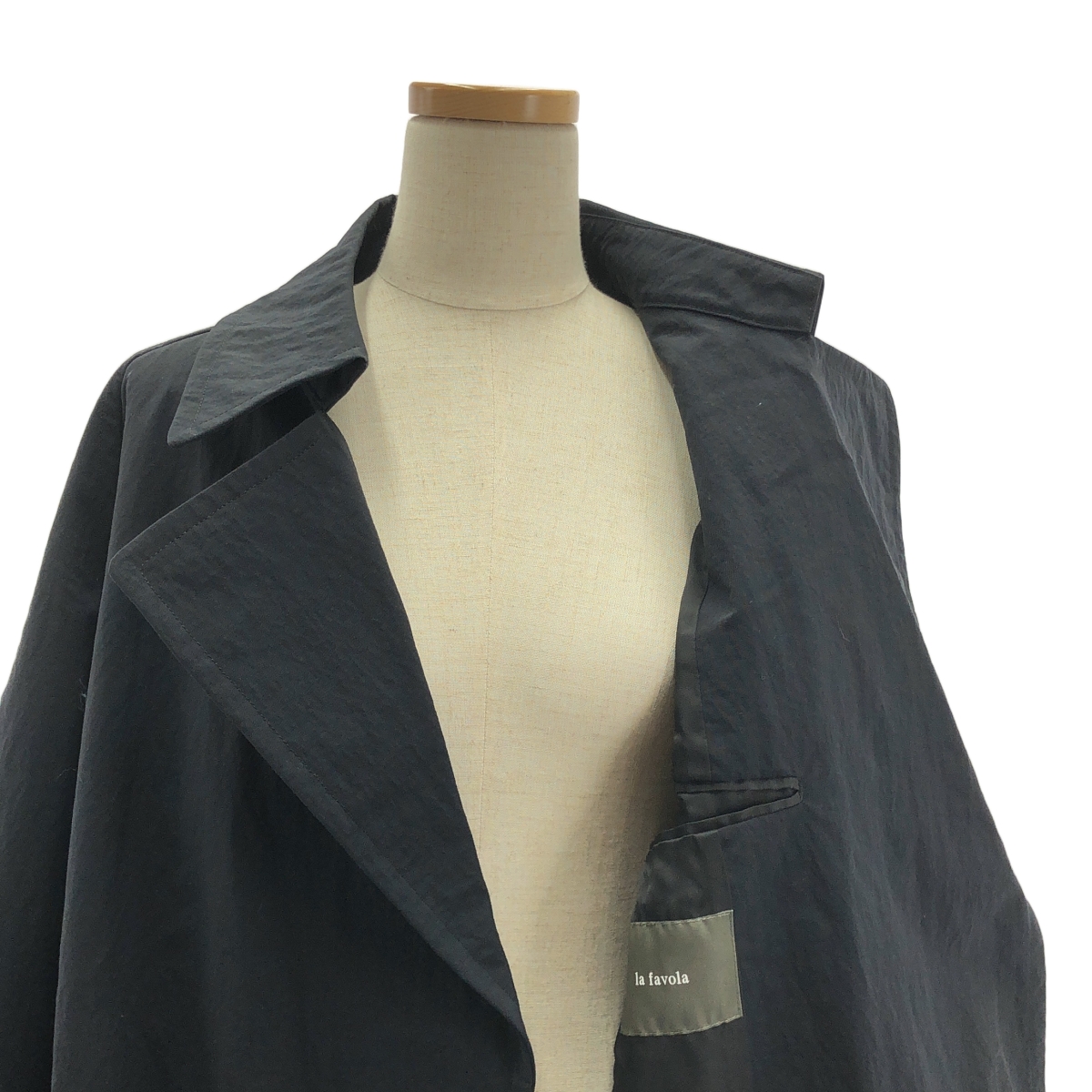 La Favola / ラファーヴォラ ナイロン ラップコート