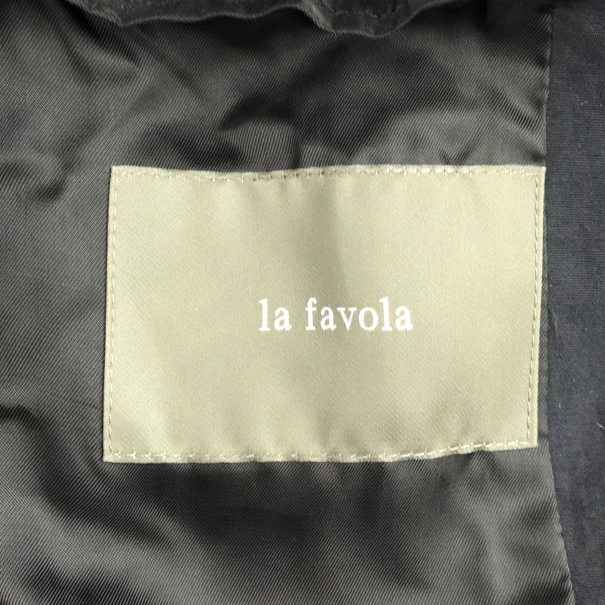 La Favola / ラファーヴォラ ナイロン ラップコート
