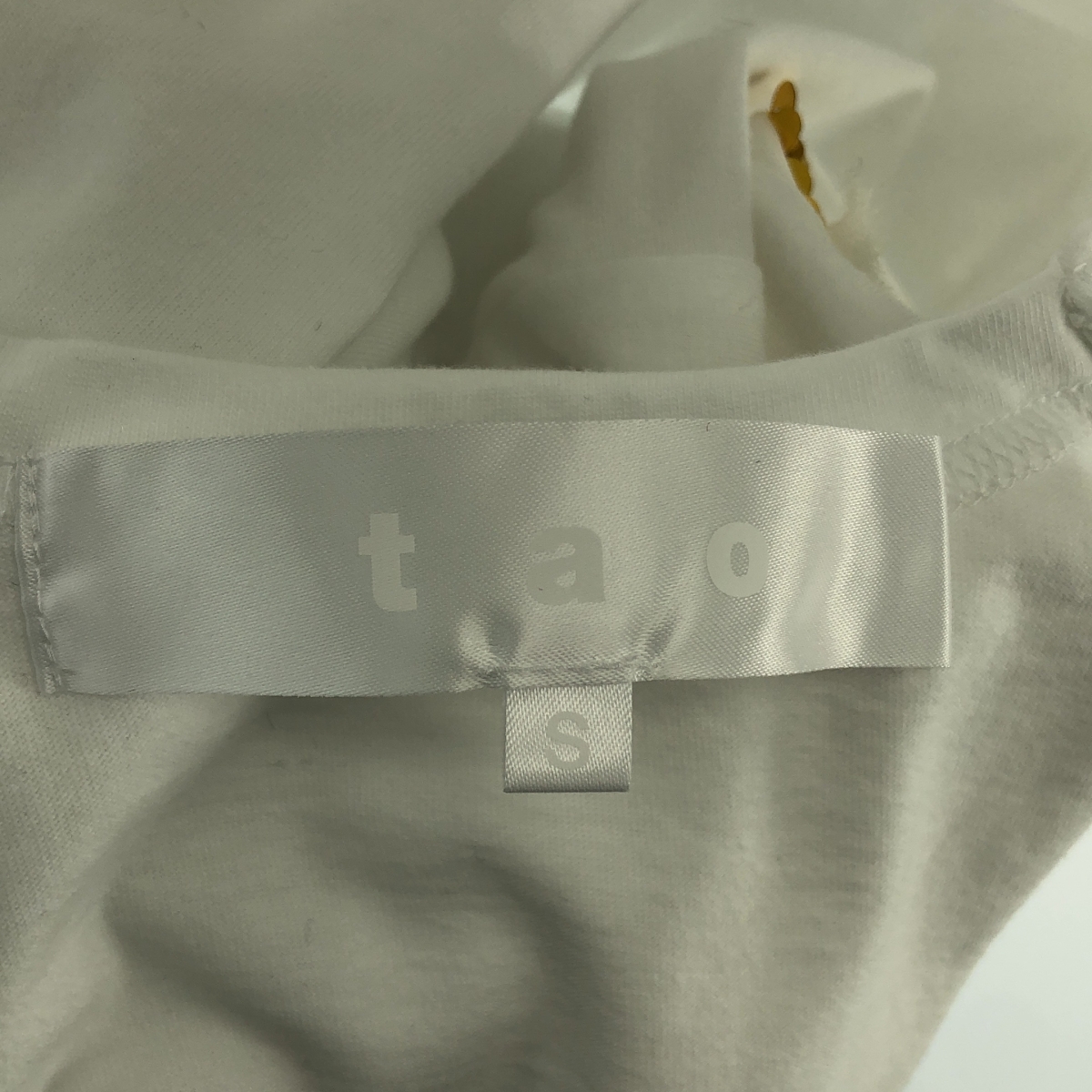 tao COMME des GARCONS / タオコムデギャルソン エステル チュール スパンコール Tシャツ