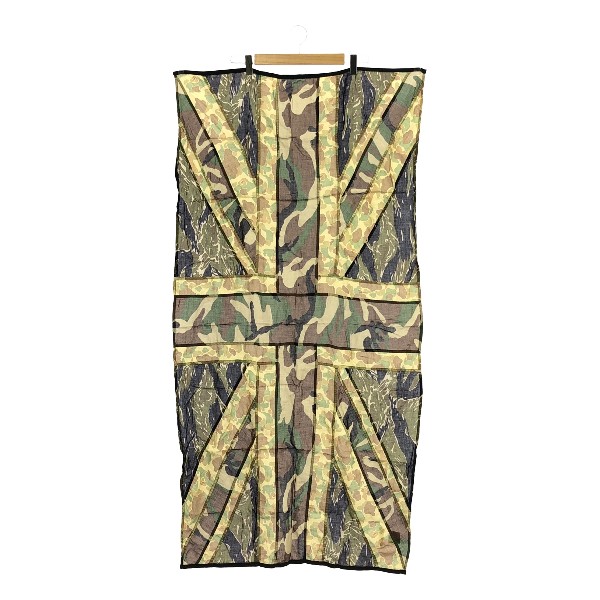 ensou / エンソウ 総柄 迷彩 カモフラージュ パッチ スカーフ ストール