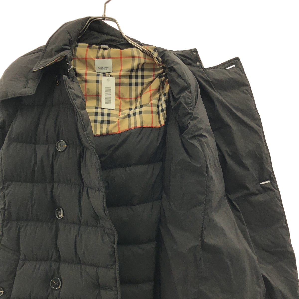 その他 ナイロン ダブル フーデッド ダウンコート