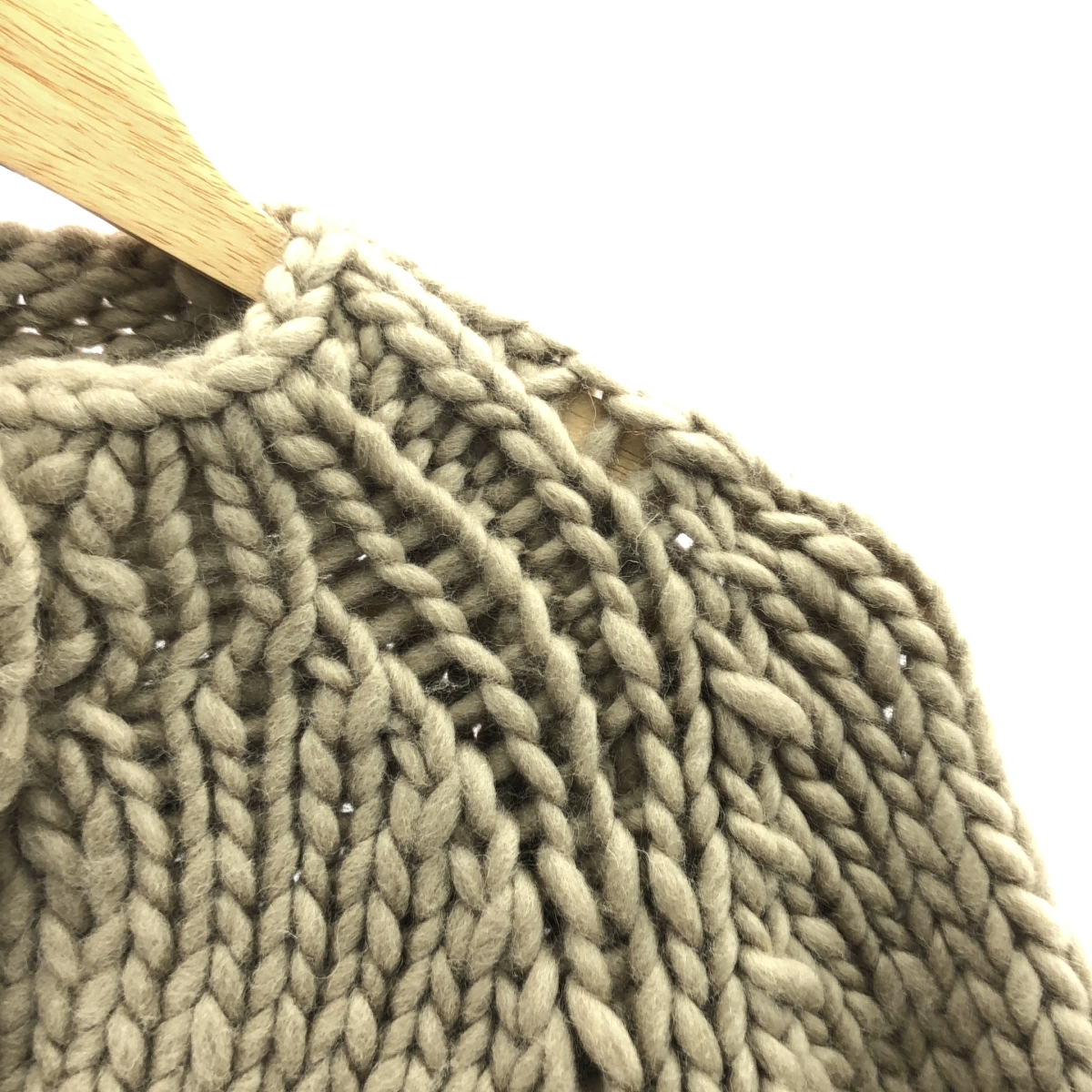 NOWOS / ノーウォス roving knit cardigan / ウール ニット カーディガン