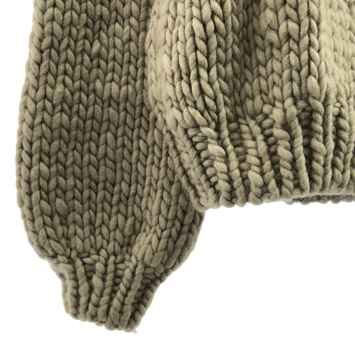 NOWOS / ノーウォス roving knit cardigan / ウール ニット カーディガン