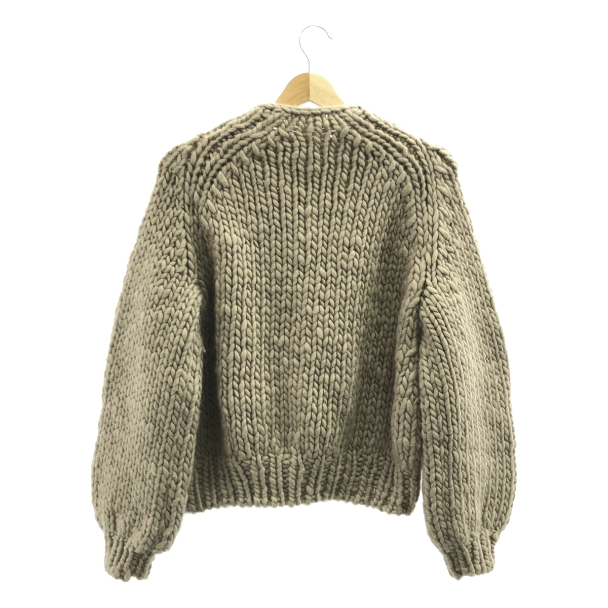 NOWOS / ノーウォス roving knit cardigan / ウール ニット カーディガン