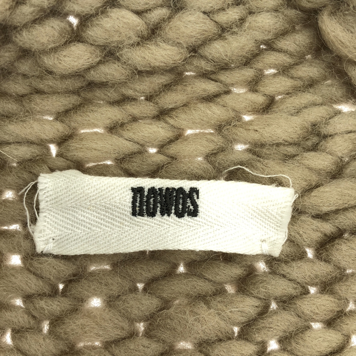 NOWOS / ノーウォス roving knit cardigan / ウール ニット カーディガン