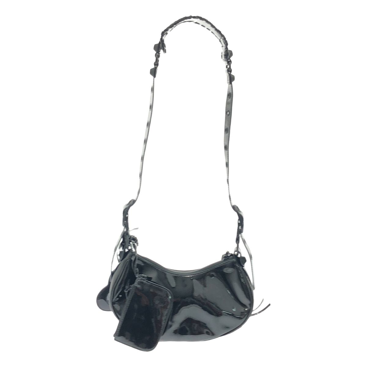 BALENCIAGA / バレンシアガ ル・カゴール XS エナメル ショルダーバッグ