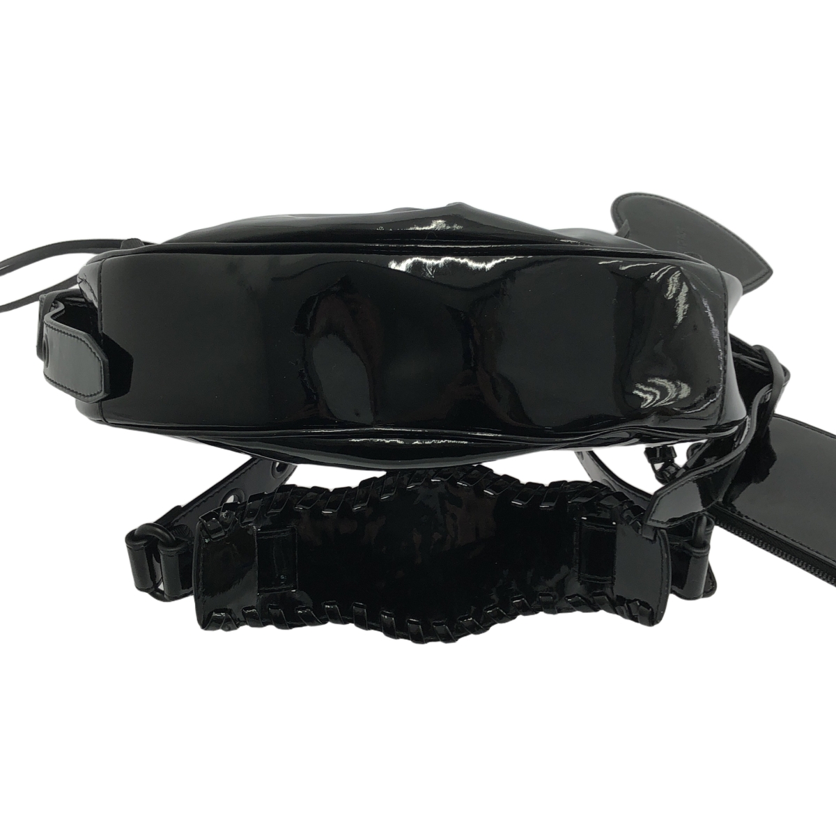 BALENCIAGA / バレンシアガ ル・カゴール XS エナメル ショルダーバッグ