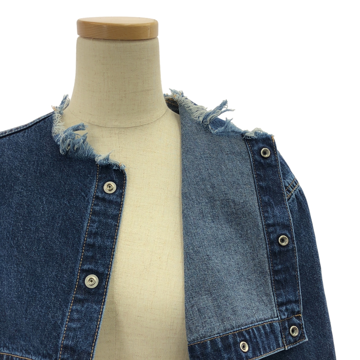 CURRENTAGE / カレンテージ デニムショートブルゾン ジャケット