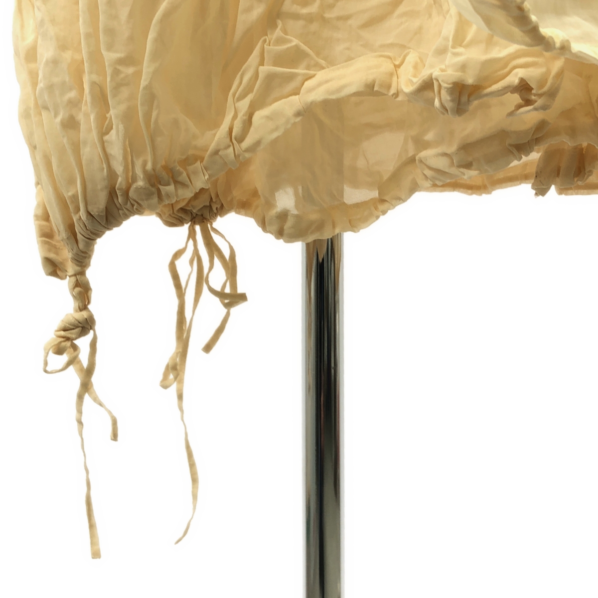 その他 オーバーシルエット オーガンジー ベルテッド コート