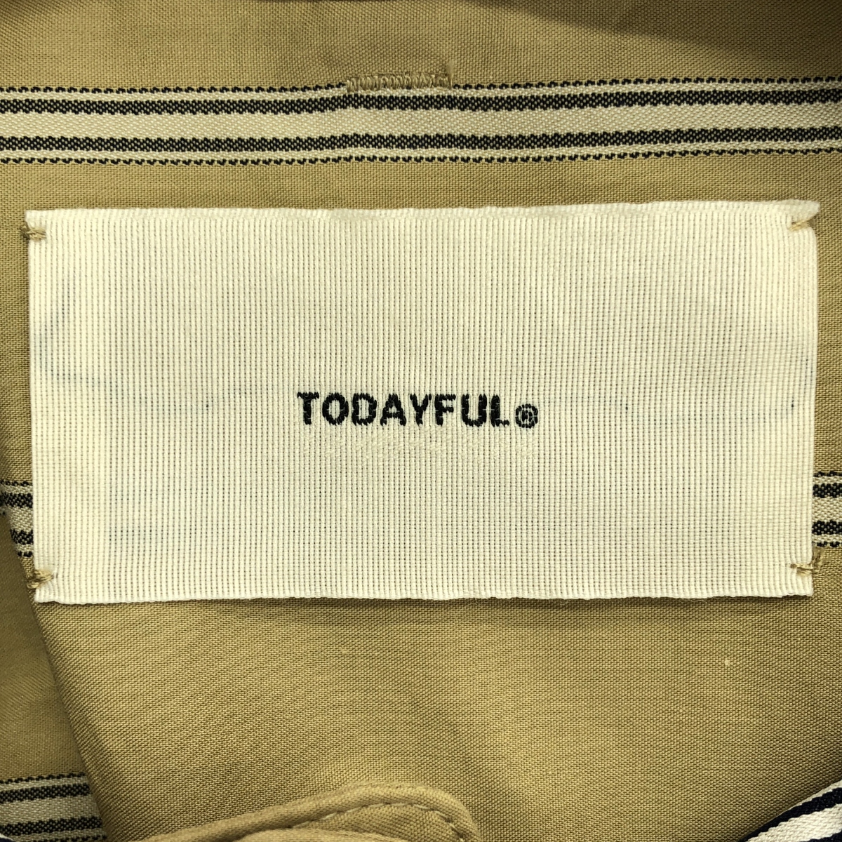 TODAYFUL / トゥデイフル Stripe Over Shirts ストライプ オーバー シャツ