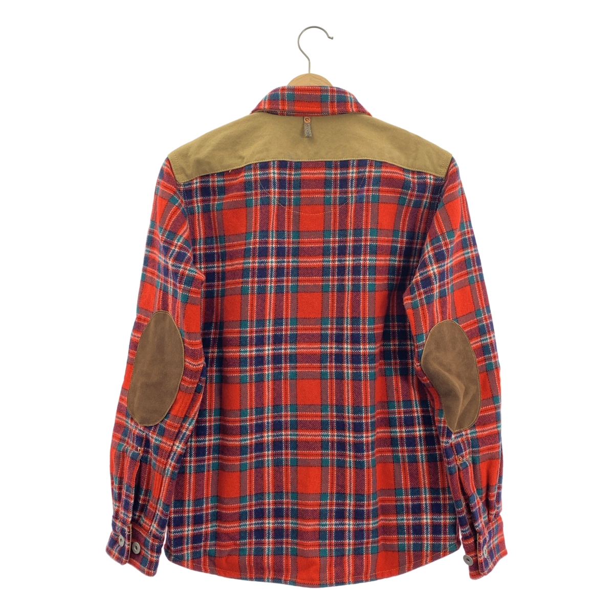 JUNYA WATANABE COMME des GARCONS MAN / ジュンヤワタナベコムデギャルソンマン × Levi's リーバイスコラボ ウール ヨーク切替 エルボーパッチ シャツ