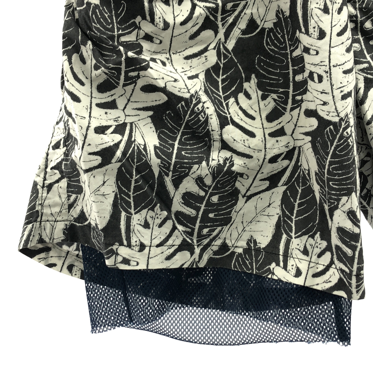 kolor / カラー 伊勢丹別注 ボタニカルプリント メッシュレイヤード ショートパンツ