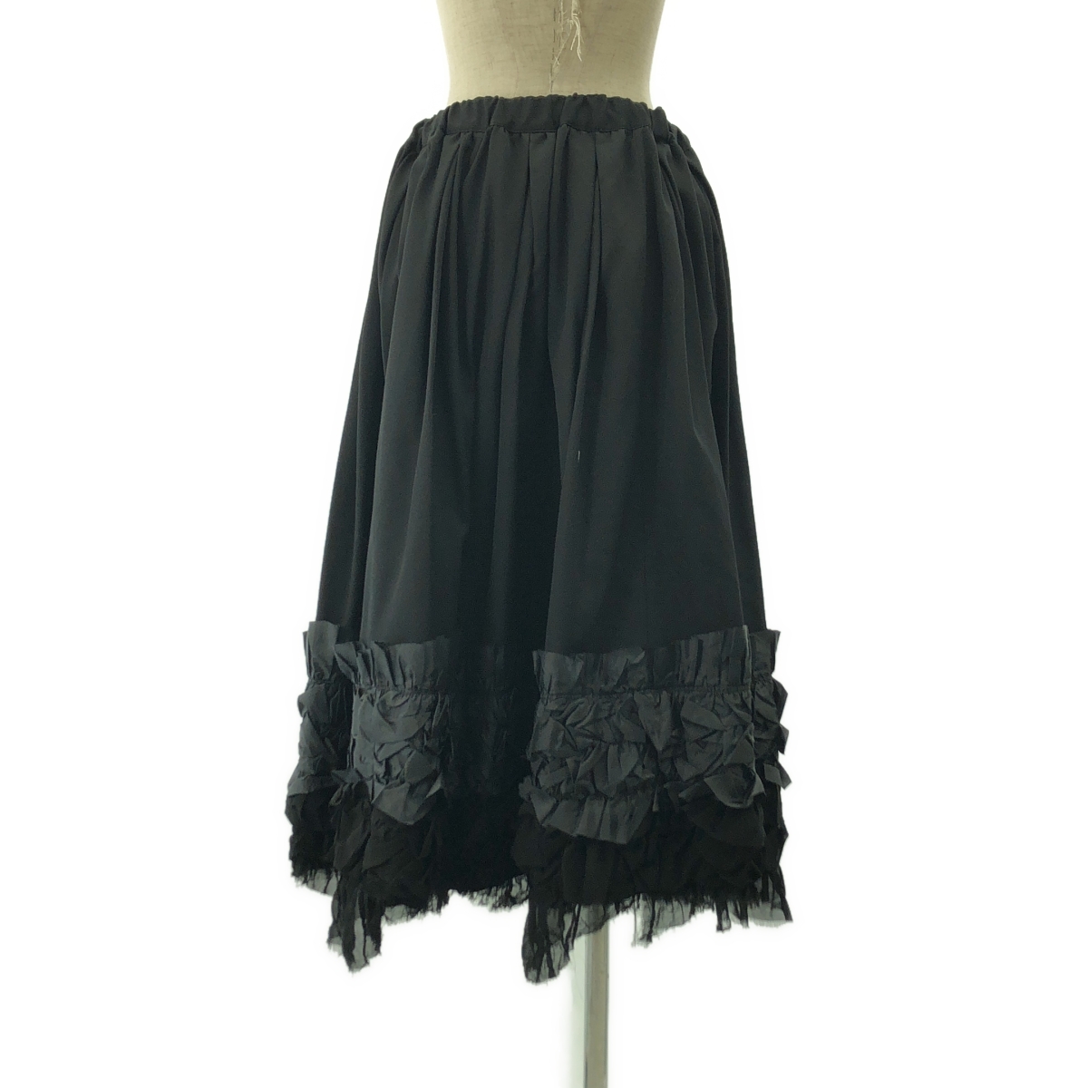 COMME des GARCONS COMME des GARCONS / コムコム ウール ギャザー ボリューム イージー スカート