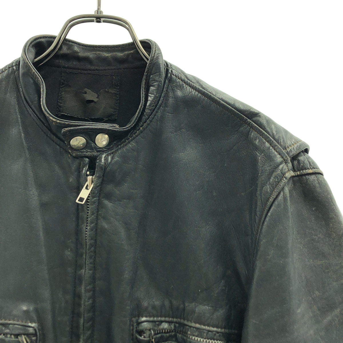 VINTAGE / ヴィンテージ古着 BROOKS / レザー シングルライダースジャケット