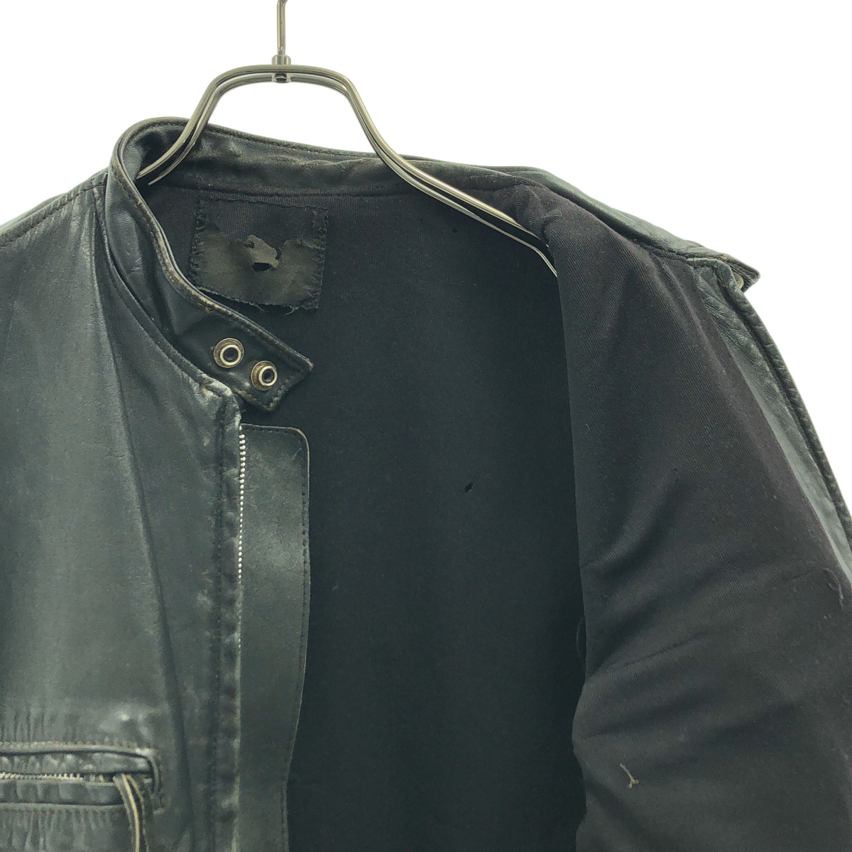 VINTAGE / ヴィンテージ古着 BROOKS / レザー シングルライダースジャケット