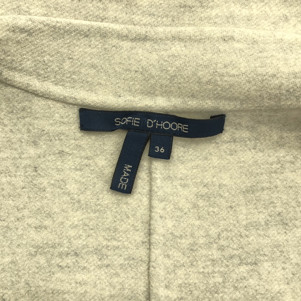 SOFIE D'HOORE / ソフィードール ウール オーバーサイズ ジップ ジャケット