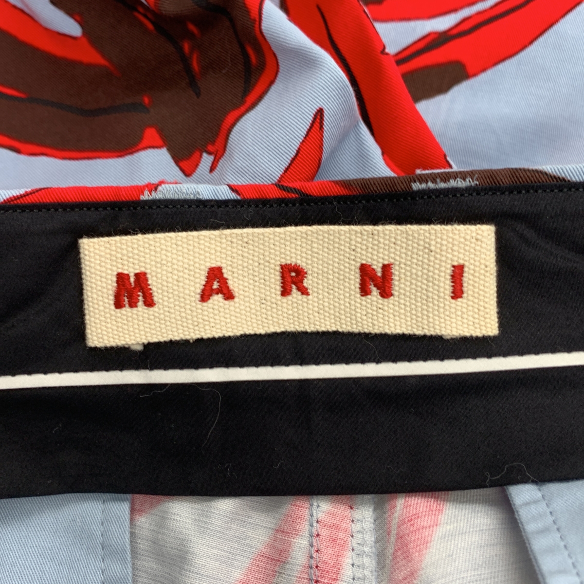 MARNI / マルニ コットン プリント ワイドパンツ