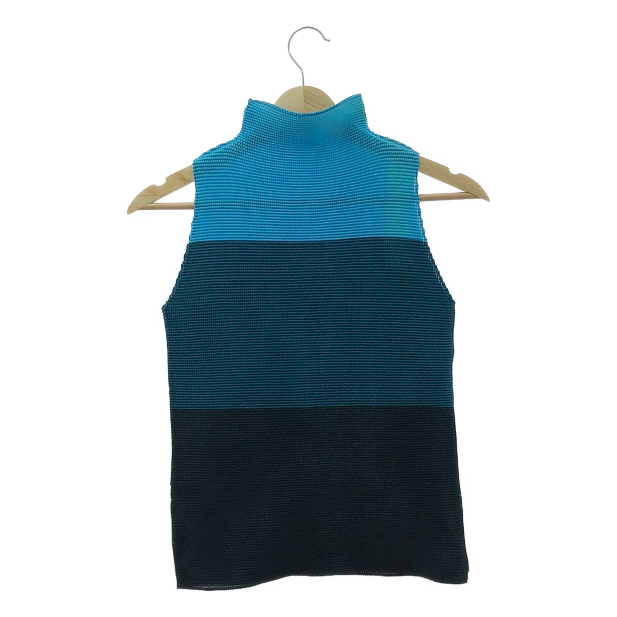 me ISSEY MIYAKE / ミーイッセイミヤケ ボトルネック ノースリーブシャツ