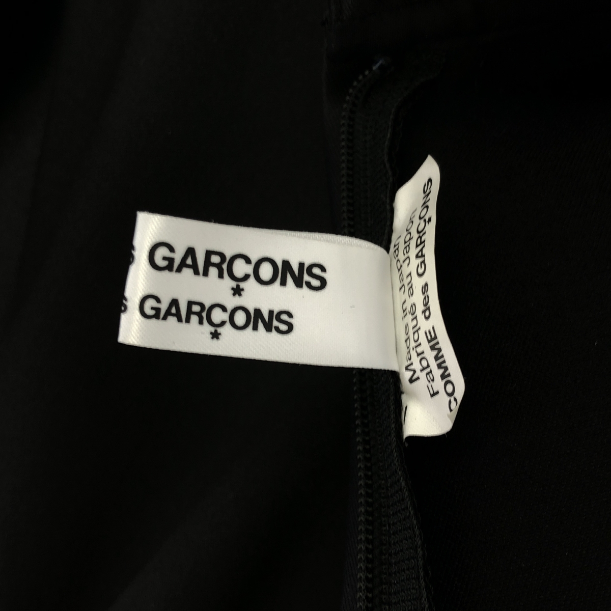 COMME des GARCONS COMME des GARCONS / コムコム レース装飾 ビッグカラー ポケット付き オーバー ドレス ワンピース
