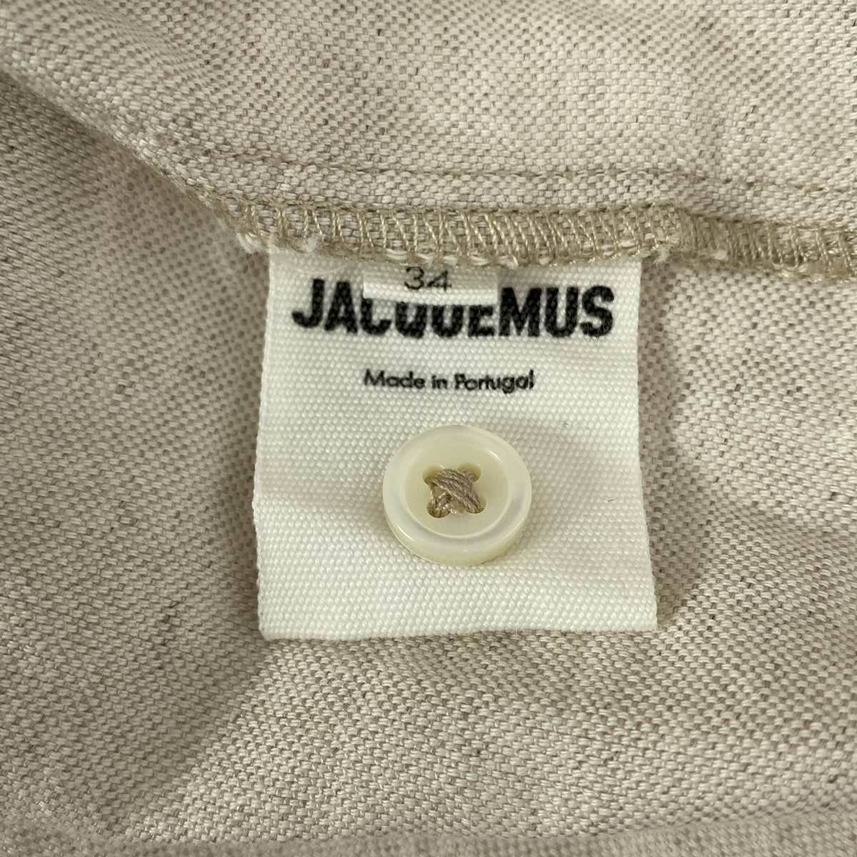 JACQUEMUS / ジャックムス LANNEE97 コットン リネン パッチワーク シャツ