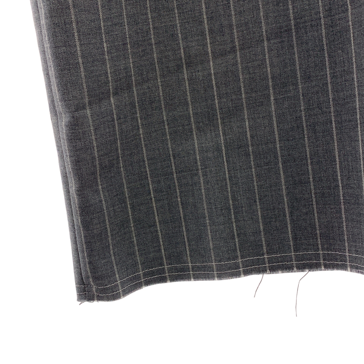 sulvam / サルバム ストライプ カットオフ ショート オーバー シャツ カットソー