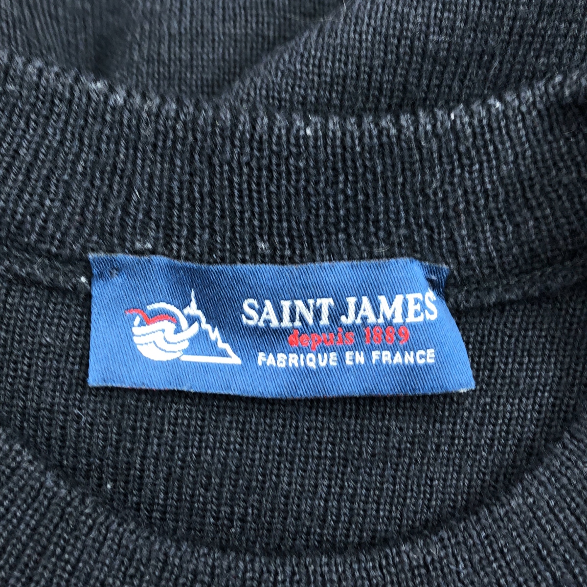 SAINT JAMES / セントジェームス ウール ショルダーボタン ニット セーター