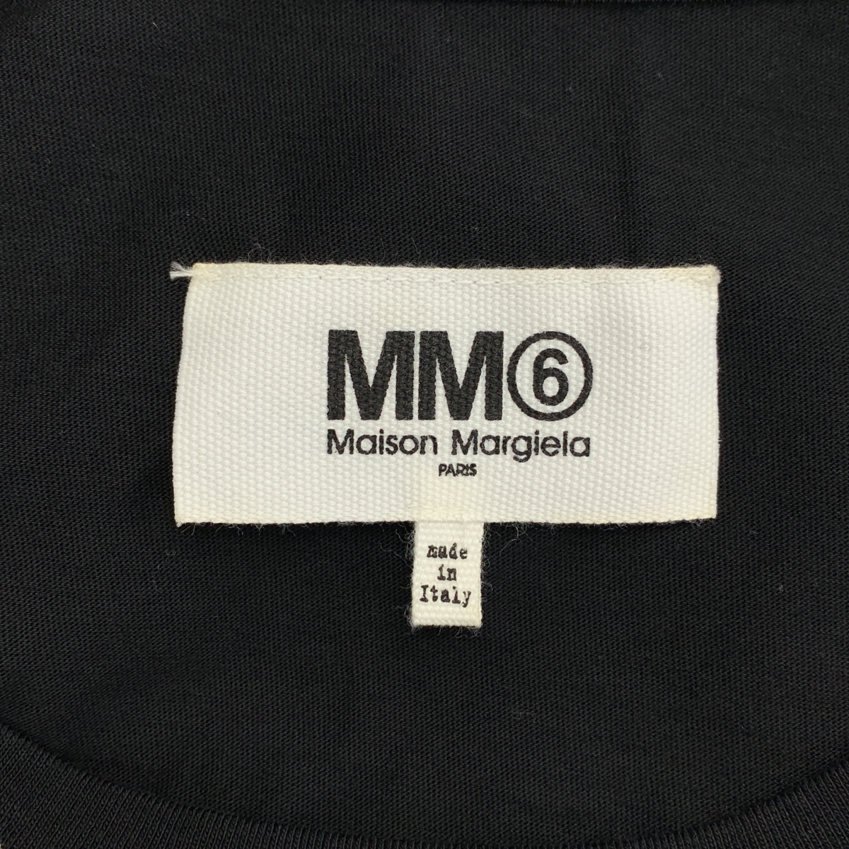 MM6 Maison Margiela / エムエムシックスメゾンマルジェラ スカーフ ドッキング オーバーサイズ クルーネック カットソー