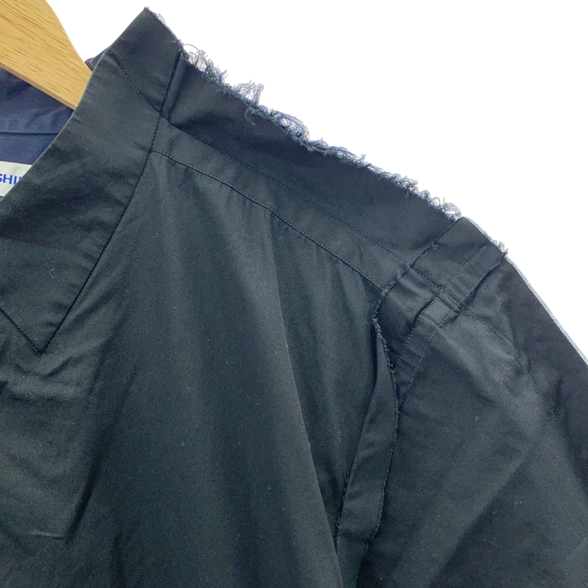 COMME des GARCONS SHIRT / コムデギャルソンシャツ 2次元 ドッキング カットオフ 半袖シャツ