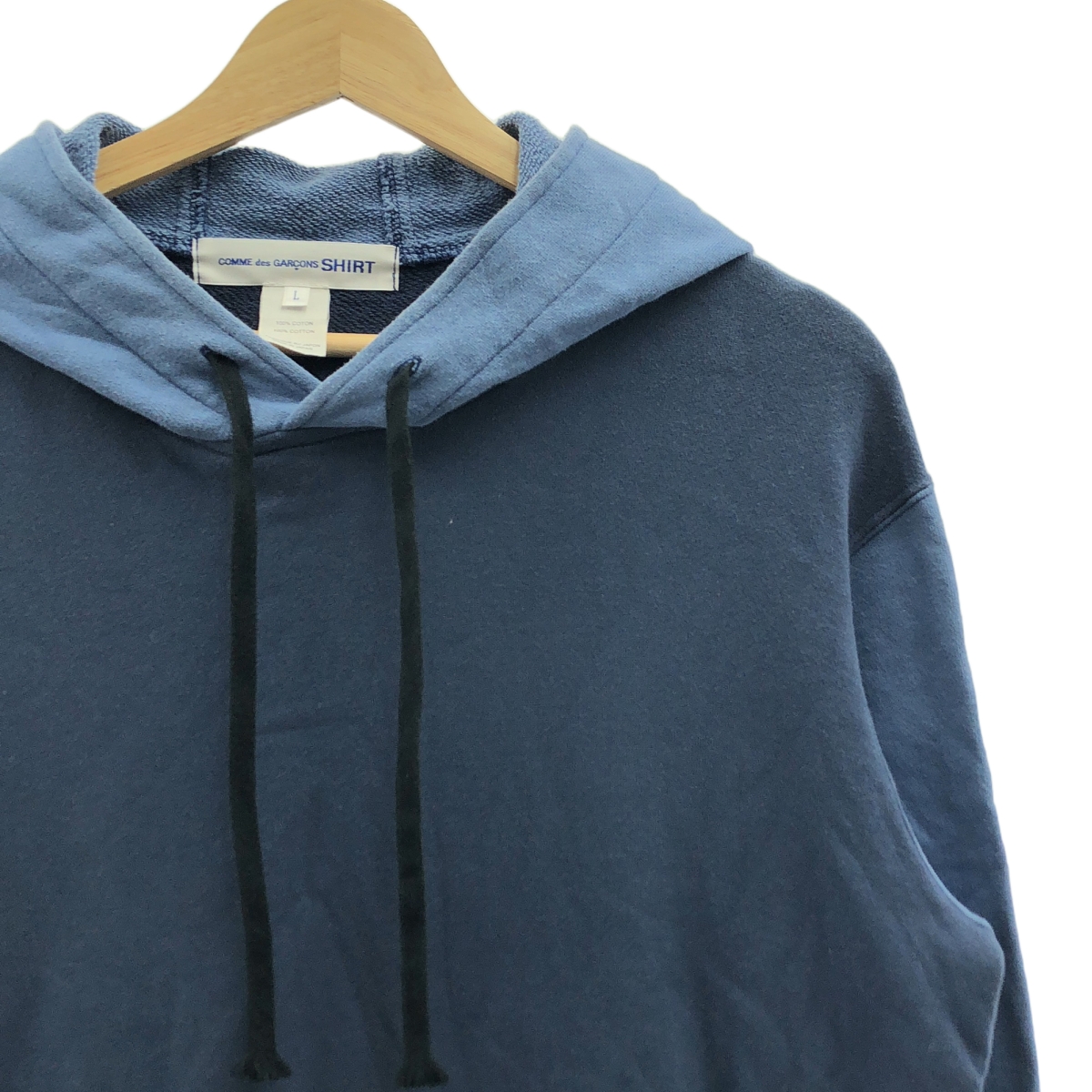 COMME des GARCONS SHIRT / コムデギャルソンシャツ バイカラー スウェット プルオーバー フーディ