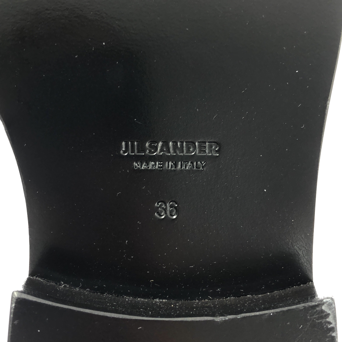 JIL SANDER / ジルサンダー Asymmetrical Leather Boots レザー ロングブーツ