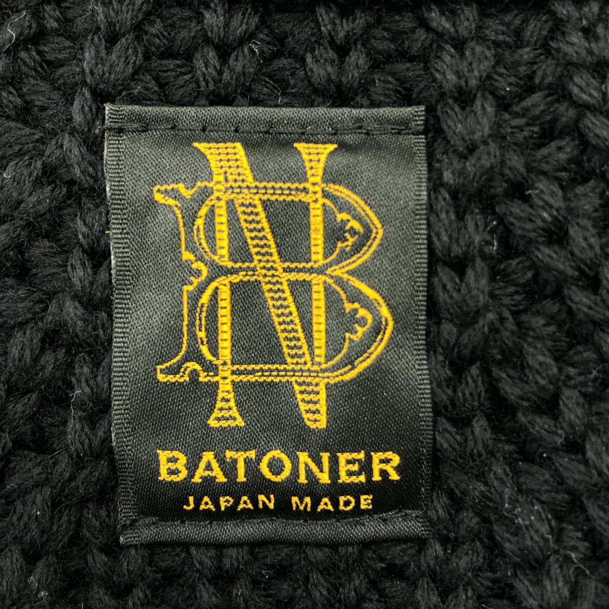 BATONER / バトナー SIGNATURE-ZIPPER-CARD ジッパー カーディガン