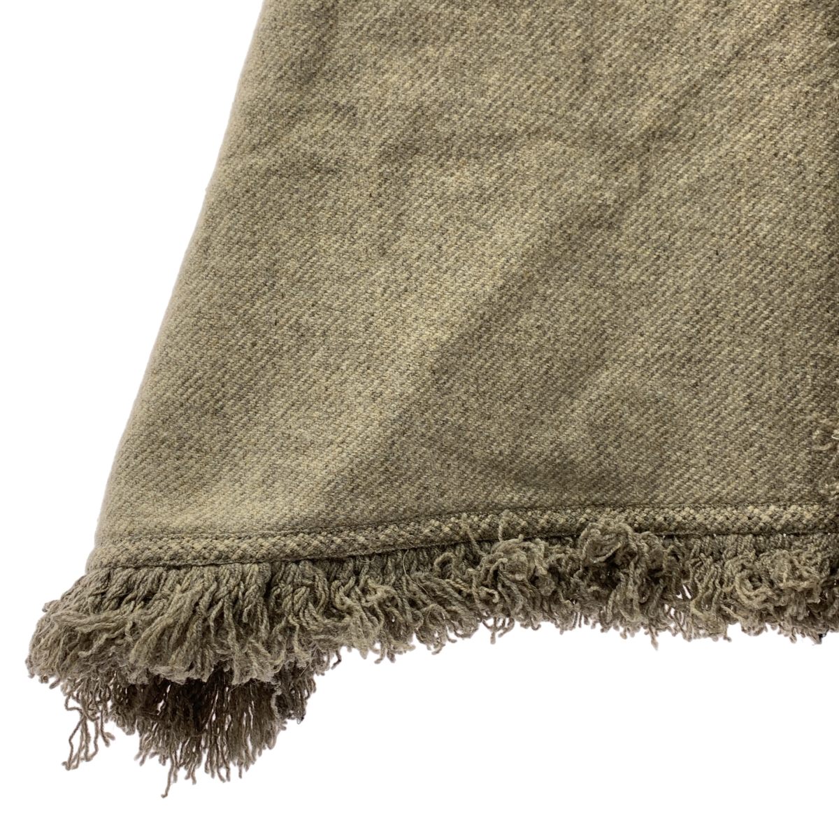 beautiful people / ビューティフルピープル 2Way ウール フリンジ ケープ スカート