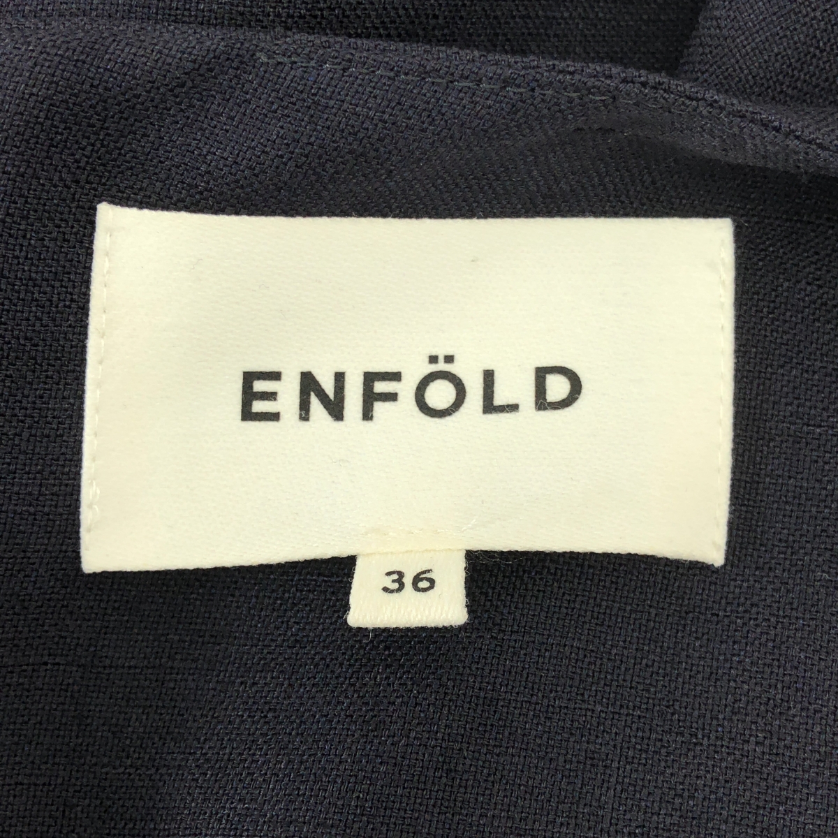 ENFOLD / エンフォルド タックAライン ノースリーブ ワンピース