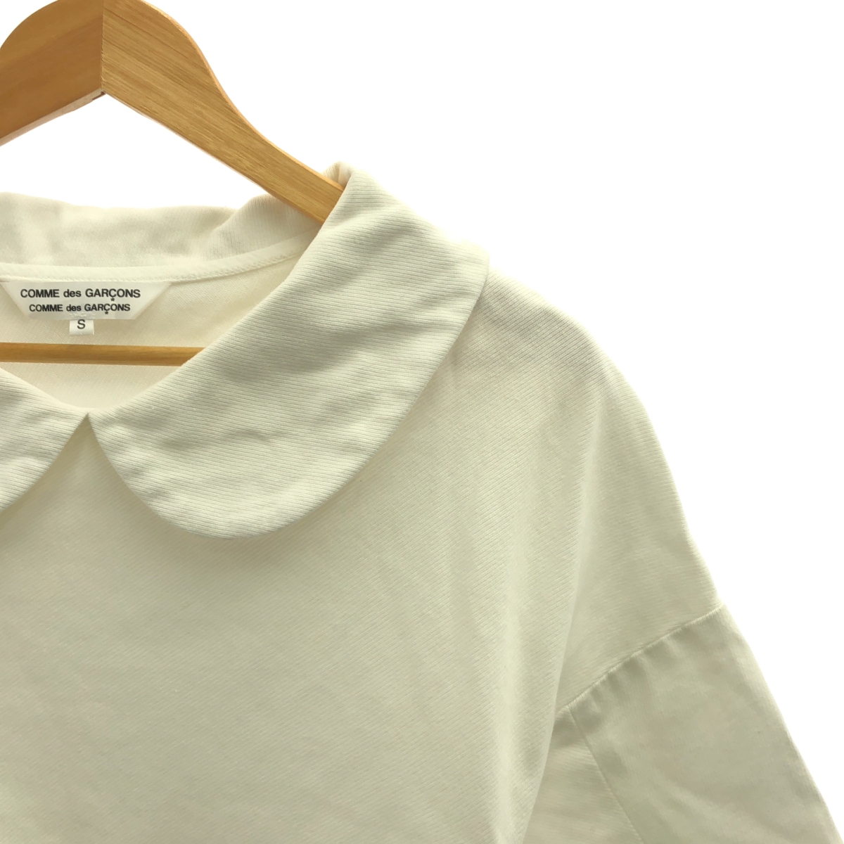 COMME des GARCONS COMME des GARCONS / コムコム コットン ラウンドカラー ドルマンスリーブ ワンピース