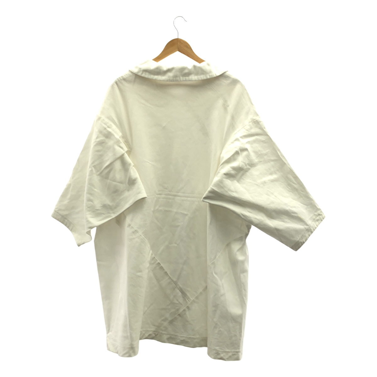 COMME des GARCONS COMME des GARCONS / コムコム コットン ラウンドカラー ドルマンスリーブ ワンピース