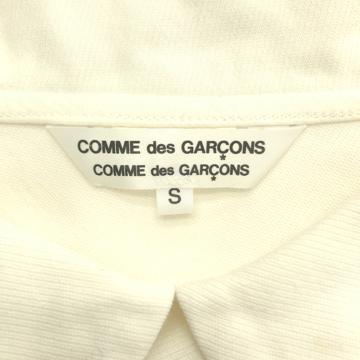COMME des GARCONS COMME des GARCONS / コムコム コットン ラウンドカラー ドルマンスリーブ ワンピース