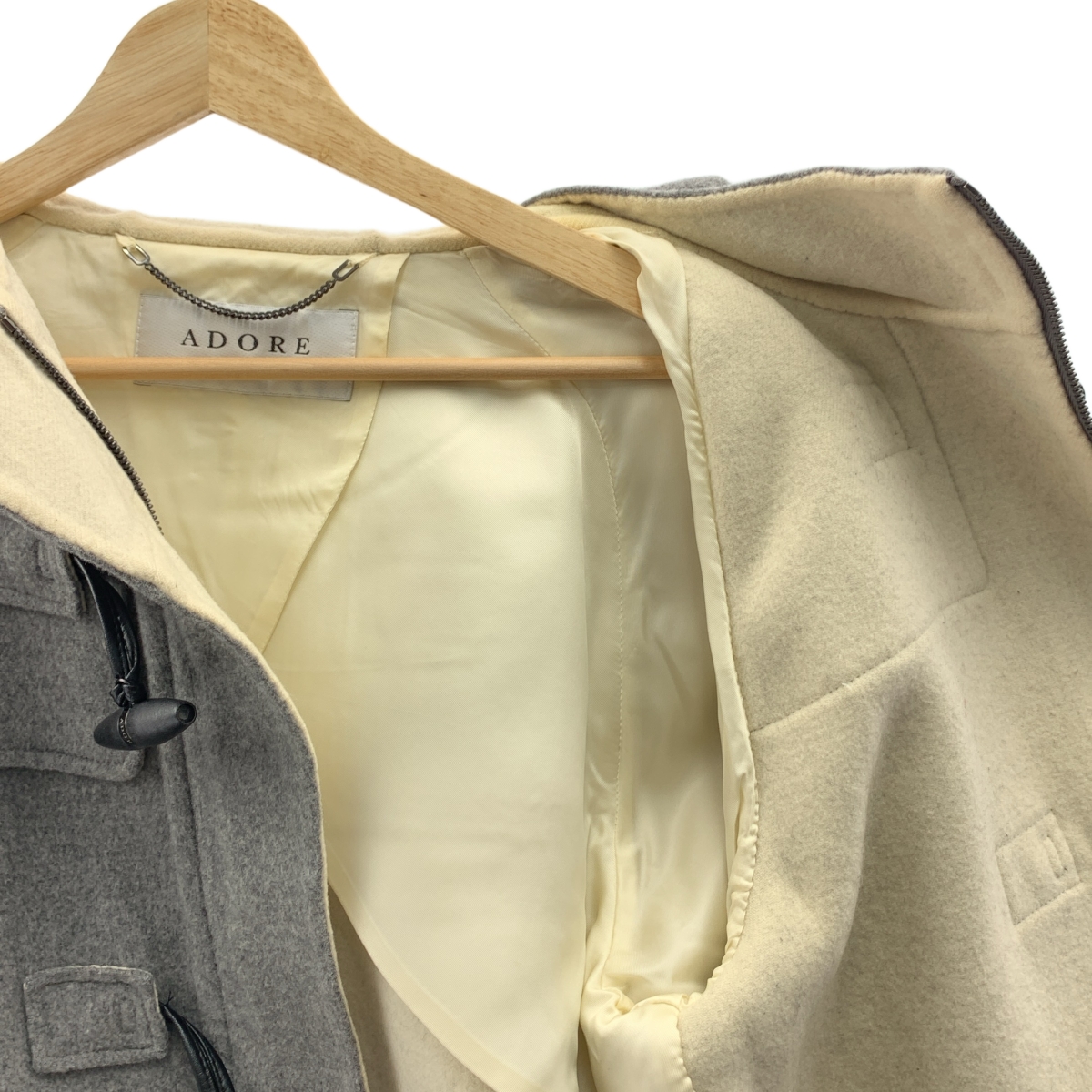 ADORE / アドーア フーデッド ダッフルコート