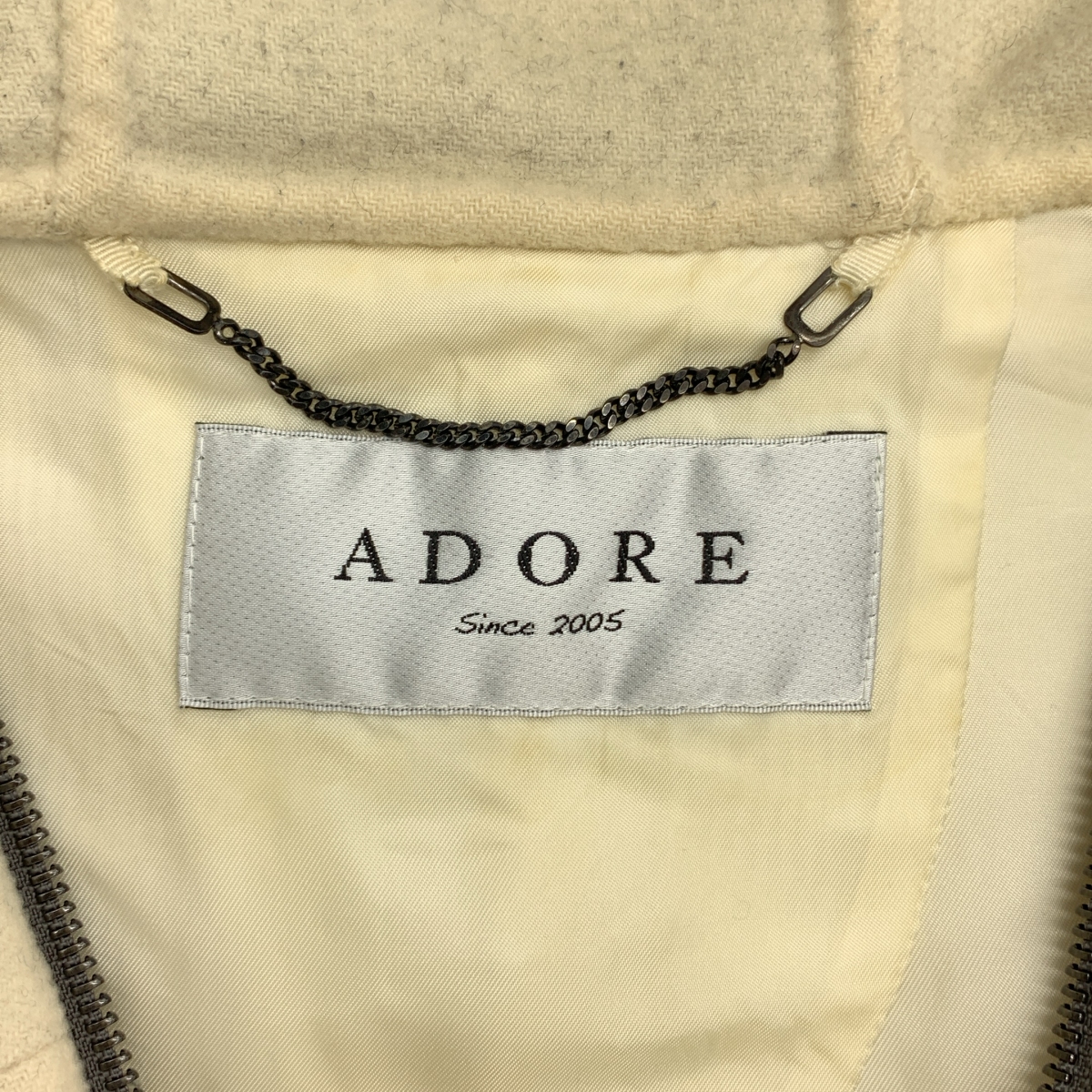 ADORE / アドーア フーデッド ダッフルコート