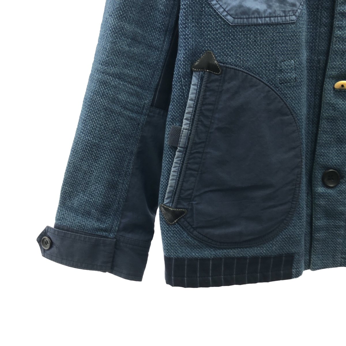 JUNYA WATANABE COMME des GARCONS MAN / ジュンヤワタナベコムデギャルソンマン Hervier Productions レザー エルボーパッチ ジャケット