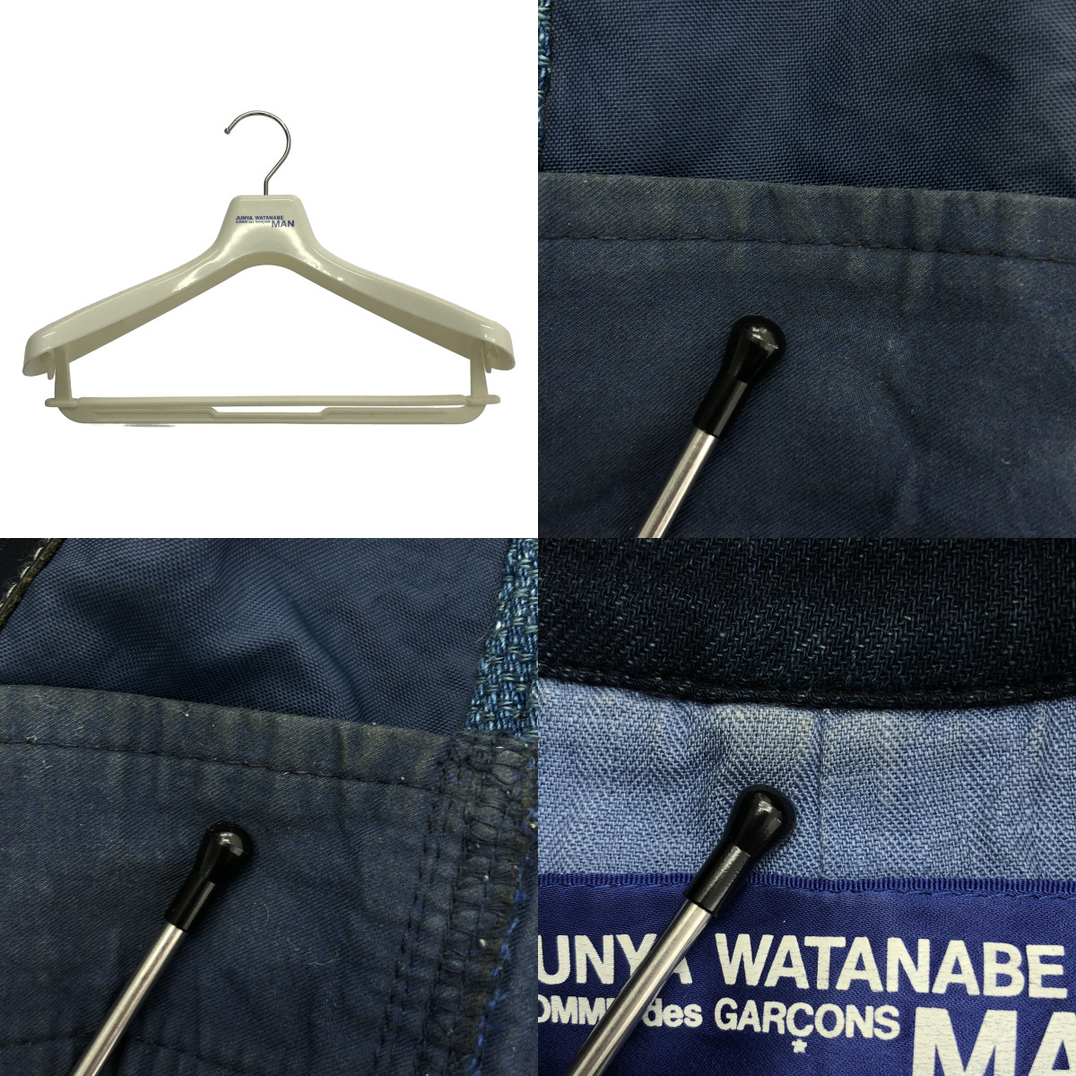 JUNYA WATANABE COMME des GARCONS MAN / ジュンヤワタナベコムデギャルソンマン Hervier Productions レザー エルボーパッチ ジャケット