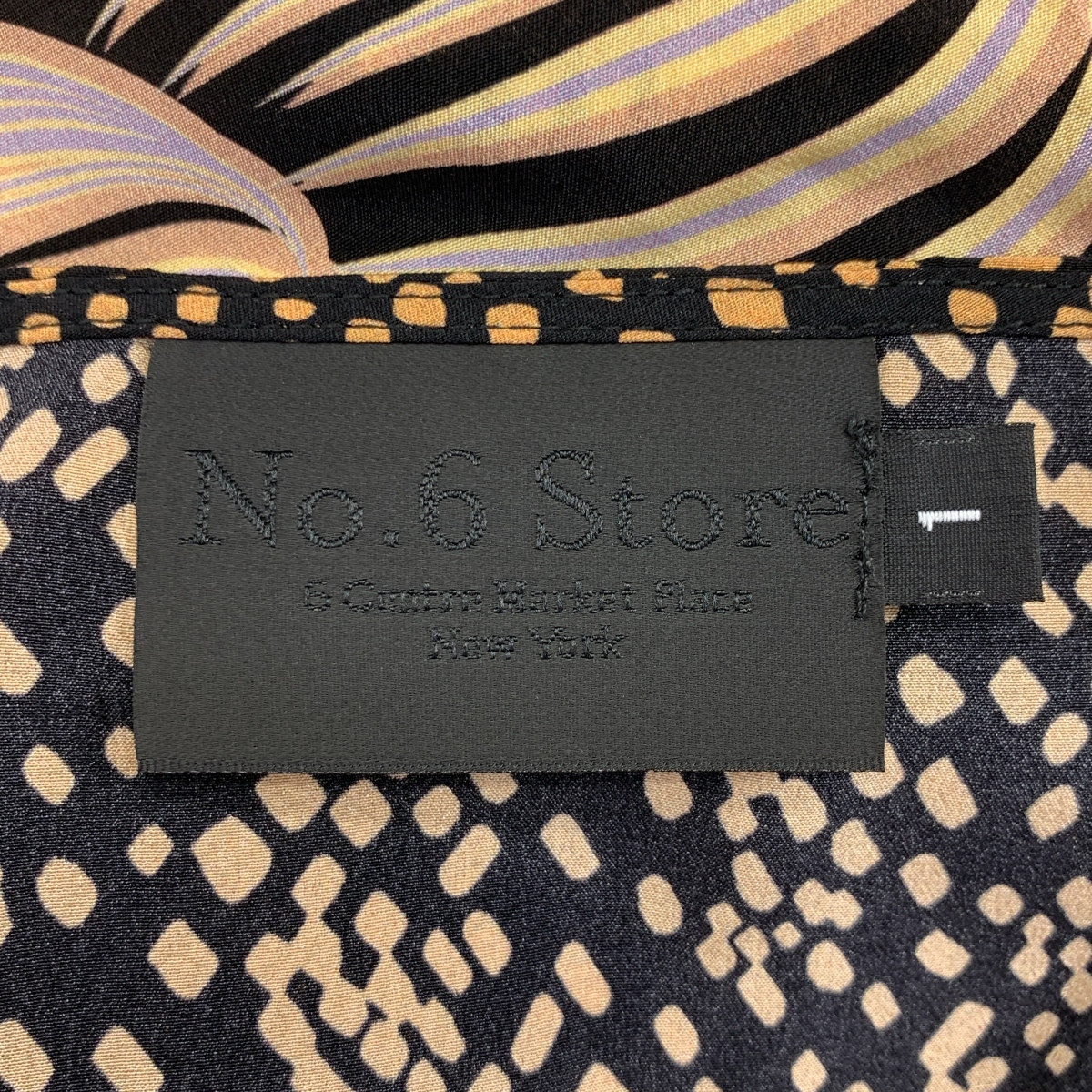 その他 silk 100% / シルク 総柄 ギャザー ボリューム ワンピース