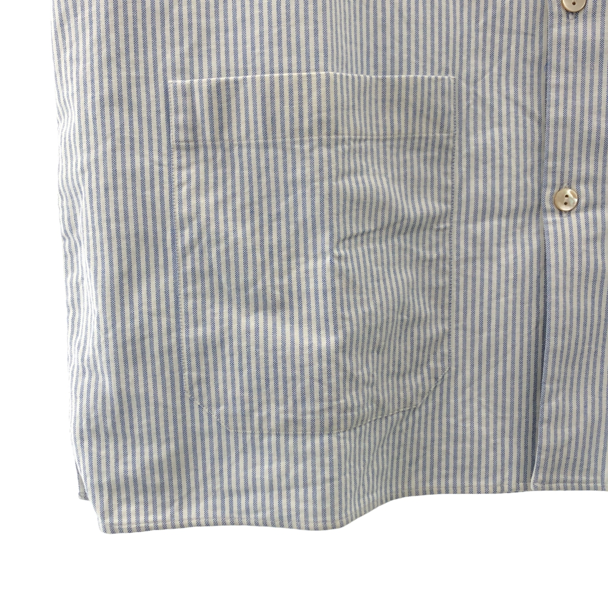 GUCCI / グッチ LES POMMES ストライプ オープンカラーシャツ