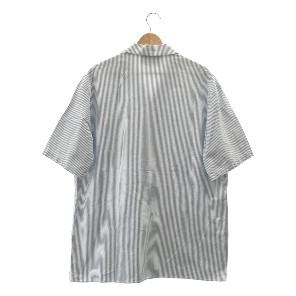 GUCCI / グッチ LES POMMES ストライプ オープンカラーシャツ
